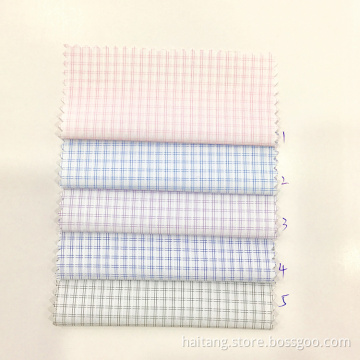 STOCK Fabric Dobby Microfiber fabric Sedate Check Fabric